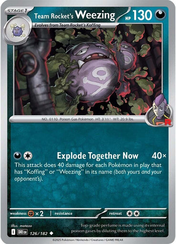 Team Rocket's Weezing (126/182) [Scarlet & Violet: Destined Rivals]