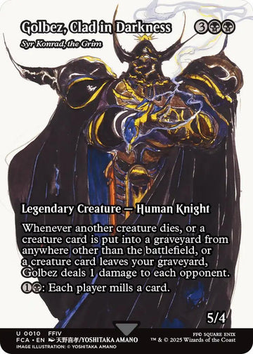 Golbez, Clad in Darkness - Syr Konrad, the Grim (Showcase) [FINAL FANTASY : Through the Ages]