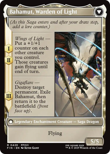 Dion, Bahamut's Dominant // Bahamut, Warden of Light (Extended Art) [FINAL FANTASY] - 0