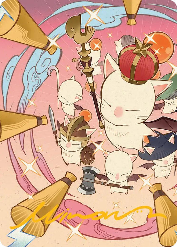 Summon: Good King Mog XII Art Card (Gold-Stamped Signature) [FINAL FANTASY Art Series]