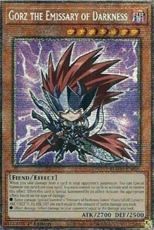 Gorz the Emissary of Darkness (Starlight Rare) [BLMM-EN005] Starlight Rare
