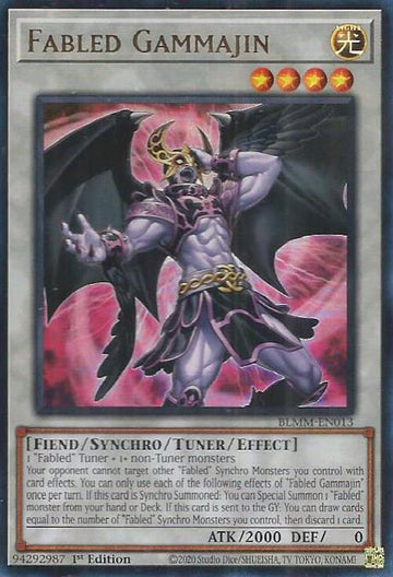 Fabled Gammajin [BLMM-EN013] Ultra Rare