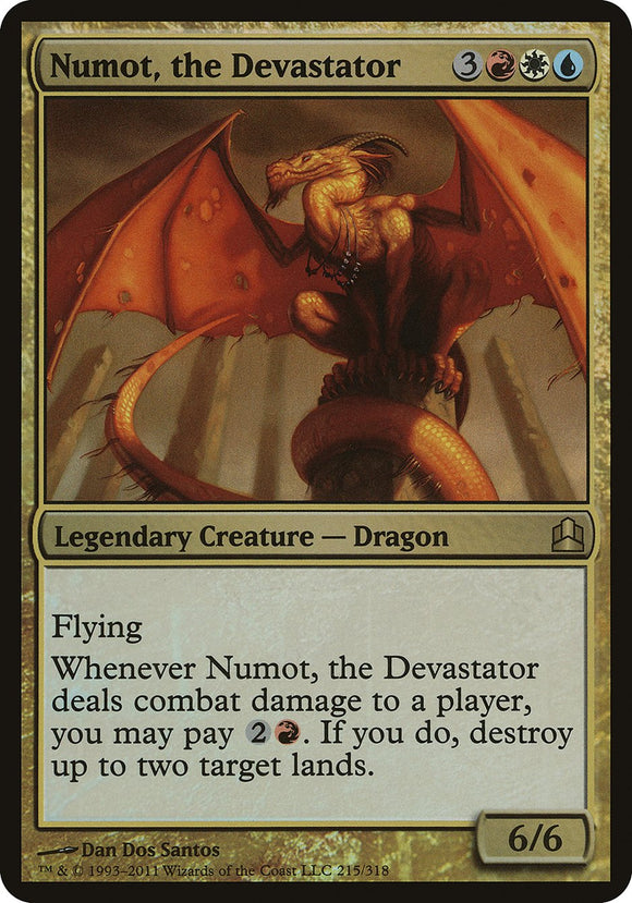 Numot, el Devastador (Gran tamaño) [Commander 2011 Gran tamaño] 