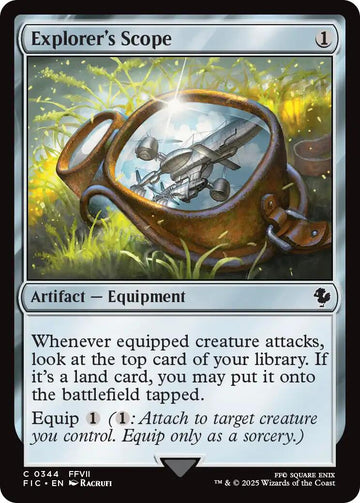 Explorer's Scope (Surge Foil) [FINAL FANTASY Commander]