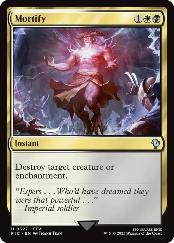 Mortify (Surge Foil) [FINAL FANTASY Commander]