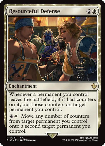 Resourceful Defense (Surge Foil) [FINAL FANTASY Commander]