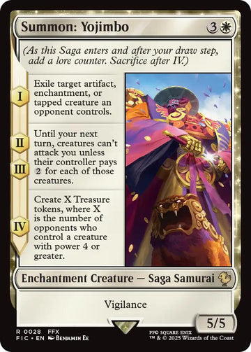 Summon: Yojimbo (Surge Foil) [FINAL FANTASY Commander]