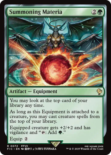 Summoning Materia (Surge Foil) [FINAL FANTASY Commander]
