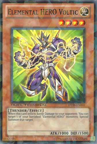 Héroe elemental Voltic [DT06-EN003] Común 