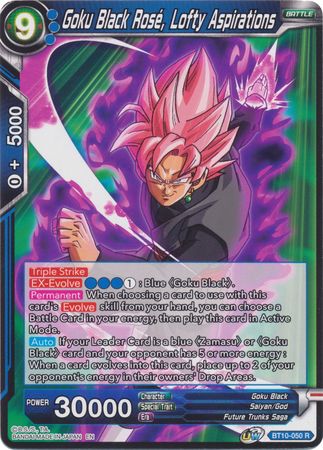 Goku Black Rose, Aspiraciones elevadas (BT10-050) [El ascenso del guerrero al unísono] 