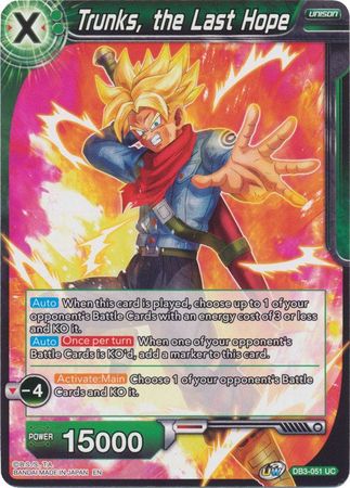 Trunks, la última esperanza (DB3-051) [Fuerza Gigante] 