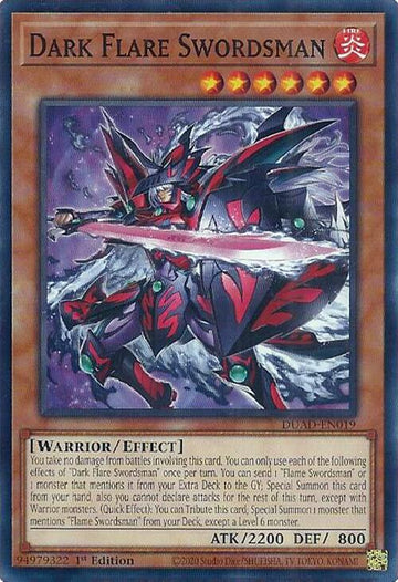 Dark Flare Swordsman [DUAD-EN019] Common
