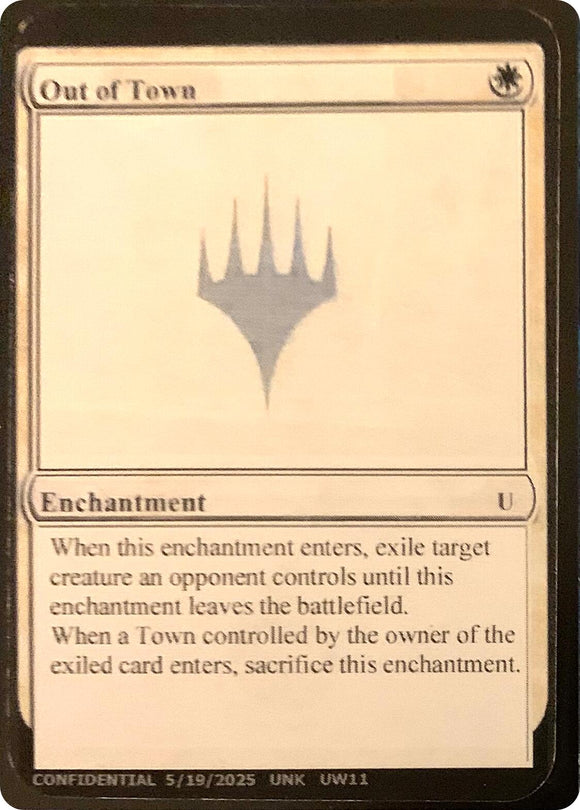 Out of Town [Unknown Event]