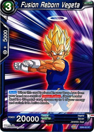 Fusion Reborn Vegeta (Baraja inicial: Resurrected Fusion) (SD6-02) [Miraculous Revival] 