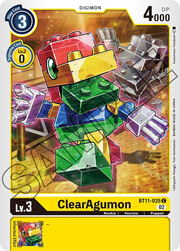 ClearAgumon [BT11-035] [Fase dimensional] 