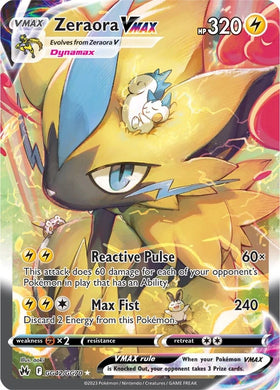 Zeraora VMAX (GG42/GG70) [Espada y escudo: Crown Zenith] 