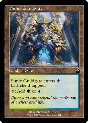 Puerta del Gremio de Simic (marco retro) [Ravnica Remastered] 