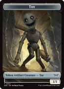 Toy // Treasure Double-Sided Token [Duskmourn: House of Horror Tokens]-1