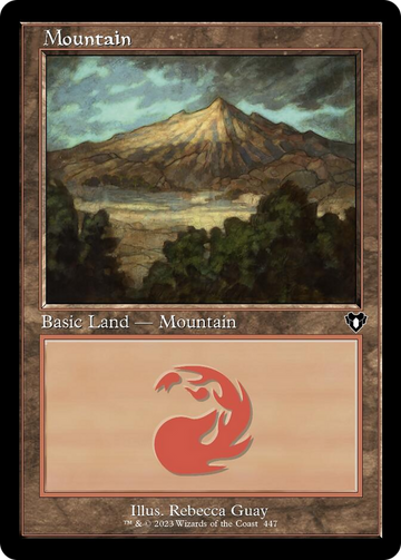 Montaña (447) (Retro) [Comandante Masters] 