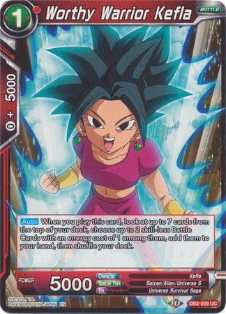 Digna guerrera Kefla (DB2-009) [Divine Multiverse] 