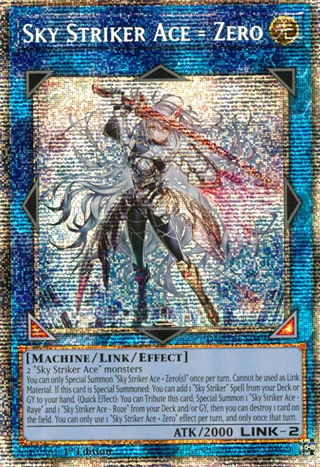 how to tell if a card is starlight rare Sky Striker Ace = Zero (Starlight Rare) [DUAD-EN049] Starlight Rare