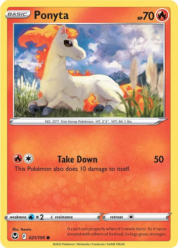 Ponyta (021/195) [Sword & Shield: Silver Tempest] - 0