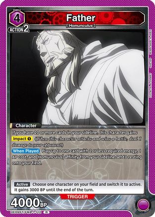 Father (UE09ST/FMA-1-112) - UE09ST FULLMETAL ALCHEMIST Starter Deck