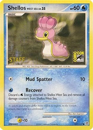 Shellos West Sea (107/132) (SDCC 2007 Staff) [Miscellaneous Cards]