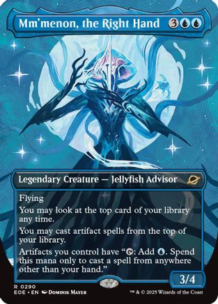 Mm'menon, the Right Hand (Borderless) [Edge of Eternities]