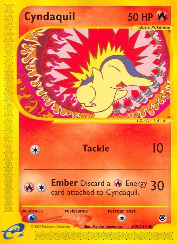 Cyndaquil (105/165) [Expedición: conjunto básico] 