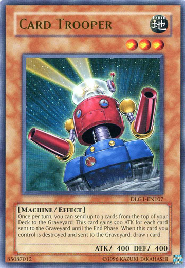 Soldado de cartas [DLG1-EN107] Ultra raro 