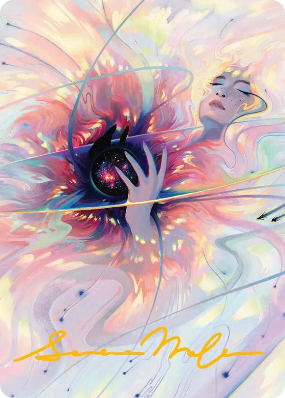 Beyond the Quiet Art Card (Gold-Stamped Signature) [Edge of Eternities Art Series]