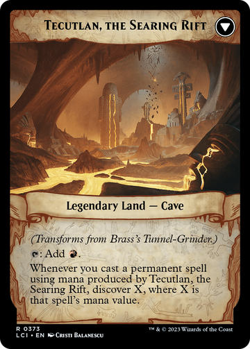 Brass's Tunnel-Grinder // Tecutlan, The Searing Rift (Extended Art) [The Lost Caverns of Ixalan] - 0
