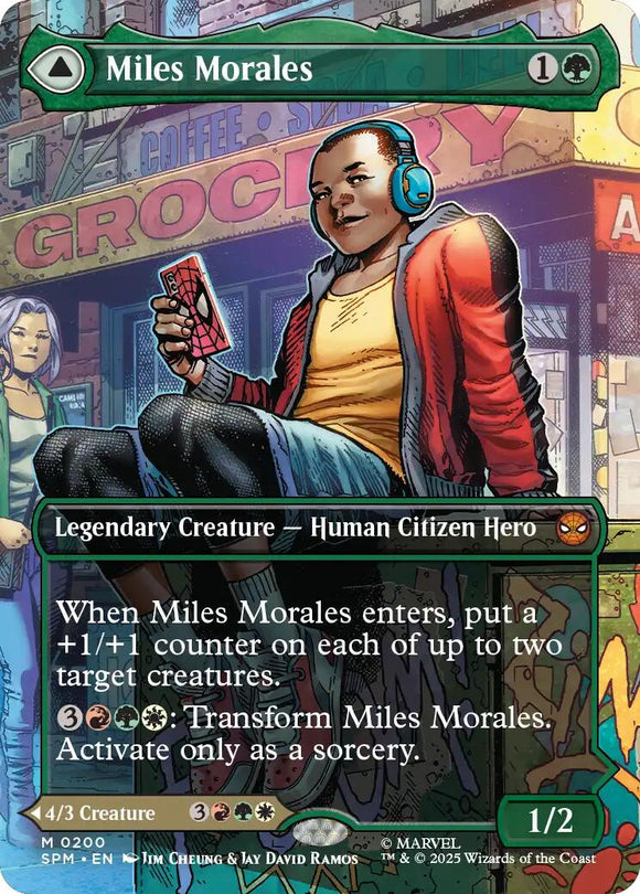 Miles Morales (0200) (Borderless) [Marvel's Spider-Man]