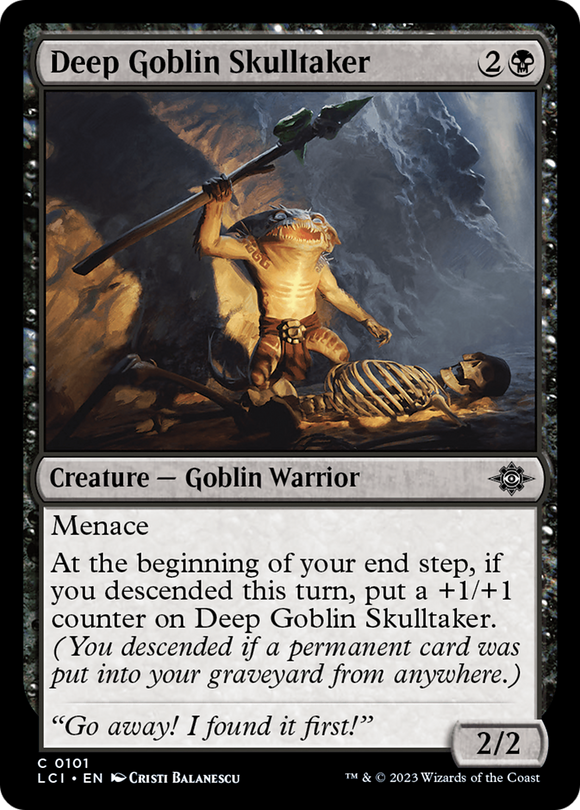 Goblin de las profundidades que se lleva los cráneos [Las cavernas perdidas de Ixalan] 