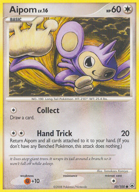 Aipom (50/100) [Diamante y Perla: Amanecer majestuoso] 