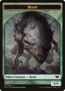 Beast // Snake (017) Double-Sided Token [Commander 2015 Tokens]-1