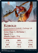 Tarjeta de arte de Kobold [Serie de arte de Dungeons &amp; Dragons: Adventures in the Forgotten Realms] -2