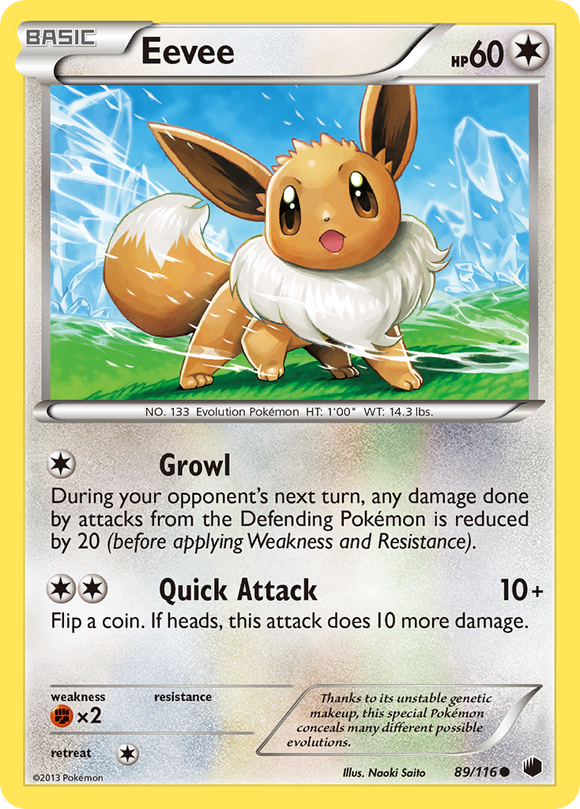 Eevee (89/116) [Blanco y negro: congelamiento de plasma] 