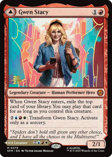 Gwen Stacy // Ghost-Spider [Marvel's Spider-Man Prerelease Promos]