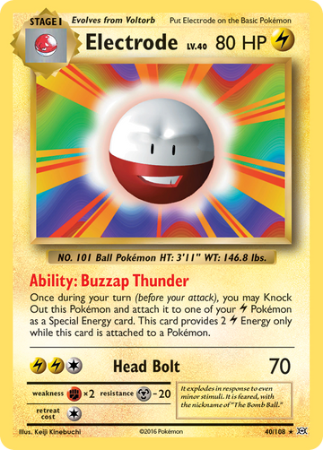 Electrodo (40/108) [XY: Evoluciones] 