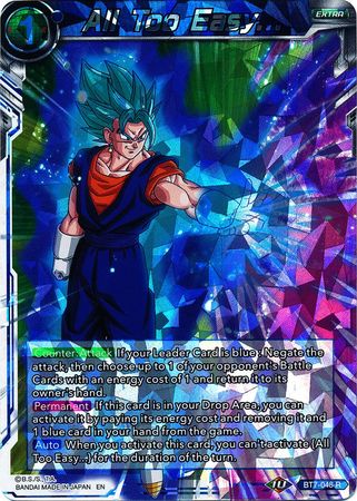 Demasiado fácil... (BT7-048) [El asalto de los Saiyans] 