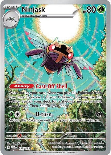 Ninjask (137/132) [Mega Evolution: Base Set]