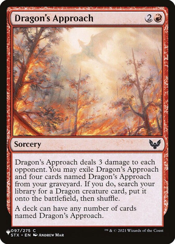 El acercamiento del dragón [La lista] 