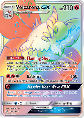 Volcarona GX (252/236) [Sol y Luna: Eclipse Cósmico] 