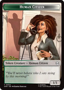 Human Citizen // Treasure Double-Sided Token [Marvel's Spider-Man Tokens]-1