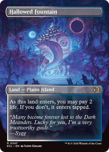 Hallowed Fountain (Borderless) [Lorwyn Eclipsed] - 0