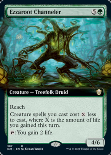Ezzaroot Channeler (Extended Art) [Commander 2021]