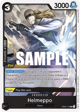 Helmeppo [Tarjetas de prelanzamiento de Paramount War] 