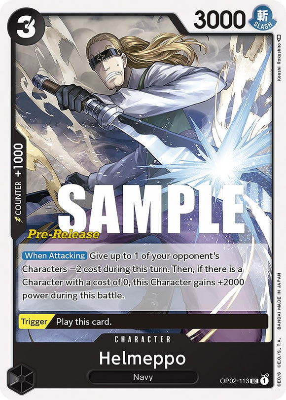 Helmeppo [Tarjetas de prelanzamiento de Paramount War] 